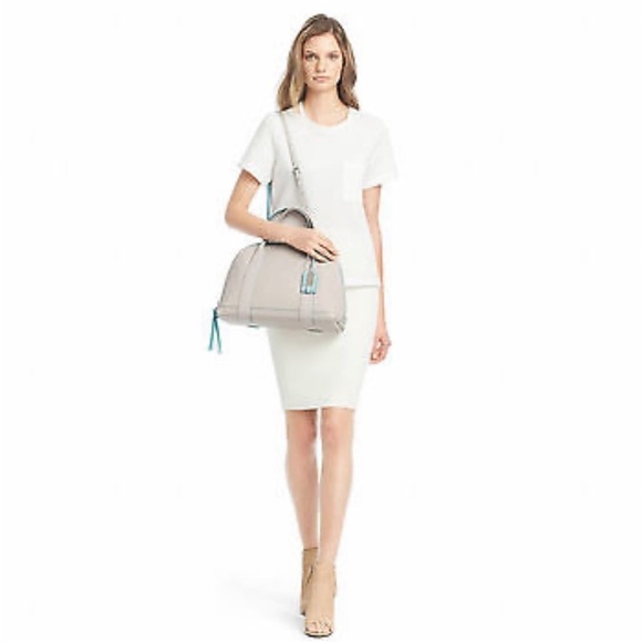 Coach Handbags - Coach Bleeker Preston Edgepaint Cream/Blue Shoulder/Crossbody Bag